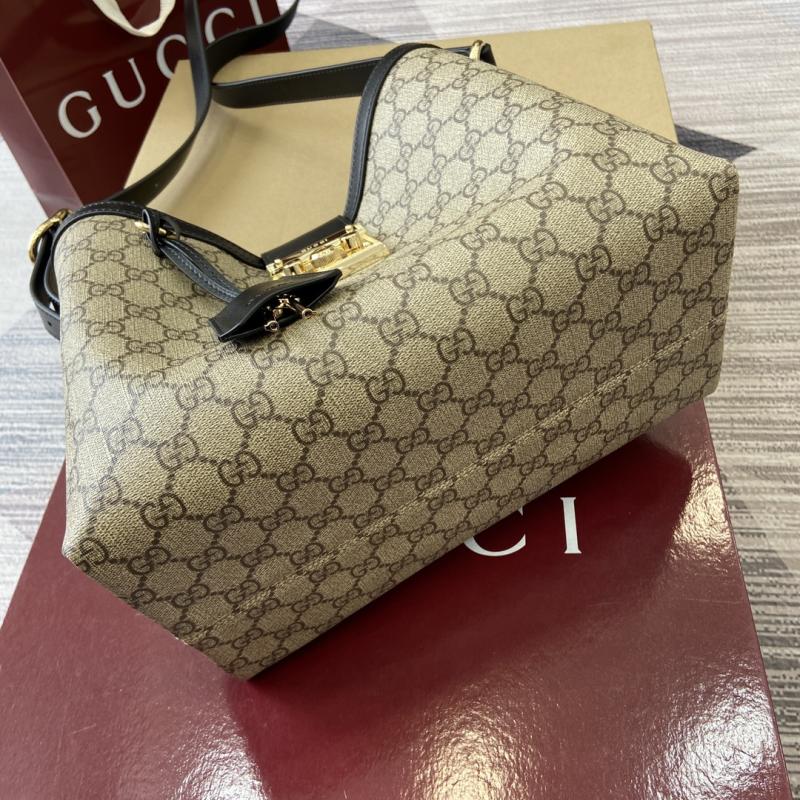Gucci Paddlelock Medium Shoulder Bag 839021 Black