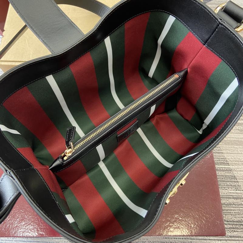 Gucci Paddlelock Medium Shoulder Bag 839021 Black