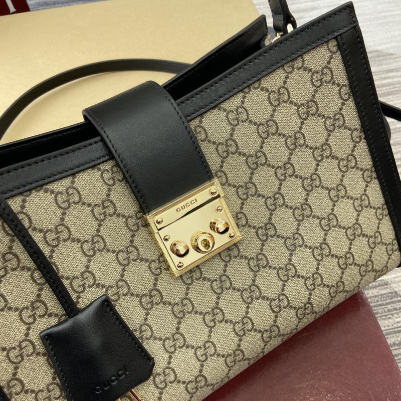 Gucci Padlock large top handle bag Black 838991