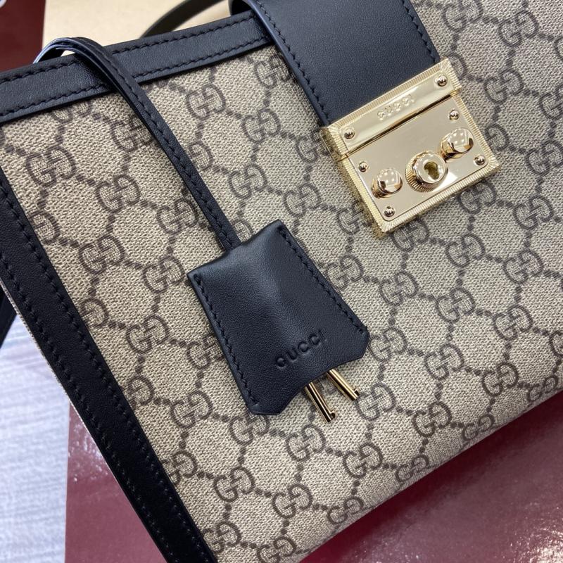 Gucci Padlock large top handle bag Black 838991