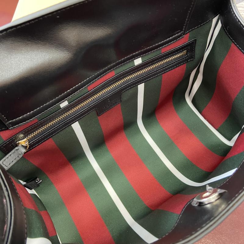Gucci Padlock large top handle bag Black 838991
