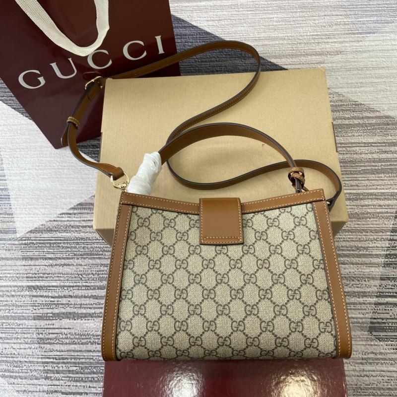 Gucci Padlock medium top handle bag Brown 838992