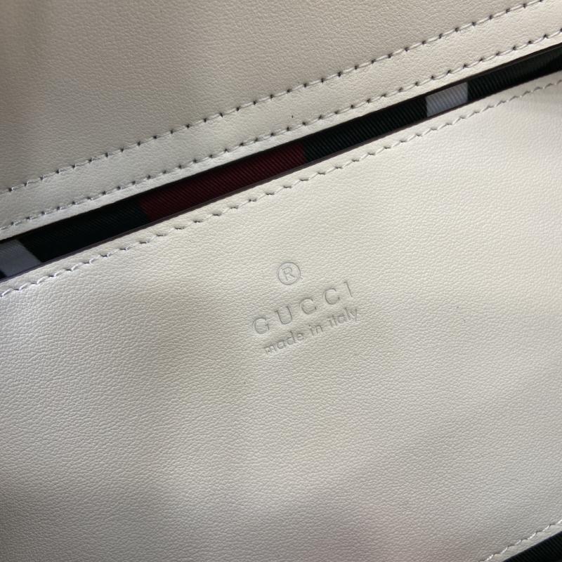 Gucci Padlock medium top handle bag White 838992