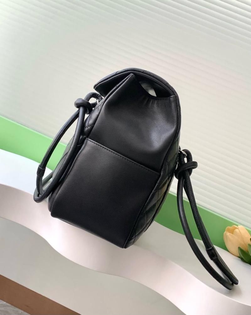Large Chanel Calfskin Shoulder Bag Black AS6338
