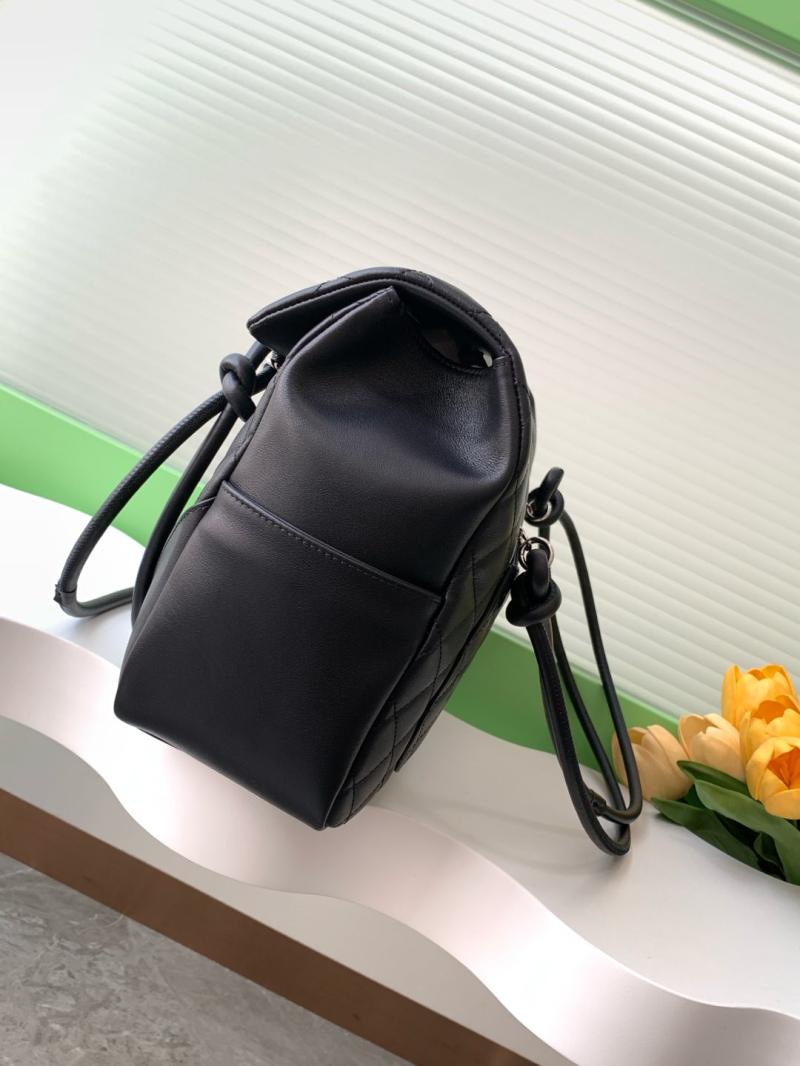 Large Chanel Calfskin Shoulder Bag Black and White AS6338