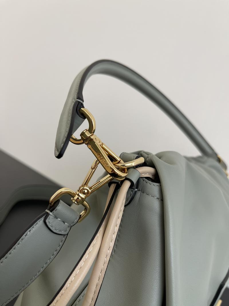 Large Fendi Mamma Baguette Blue 8BR834