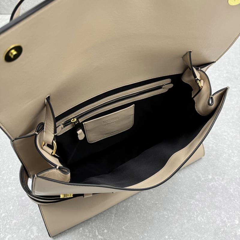Large Moschino Tie Me bag Beige M8100