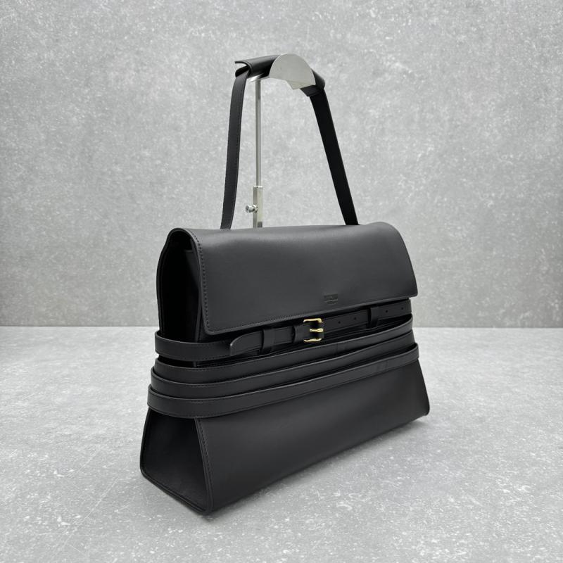 Large Moschino Tie Me bag Black M8100