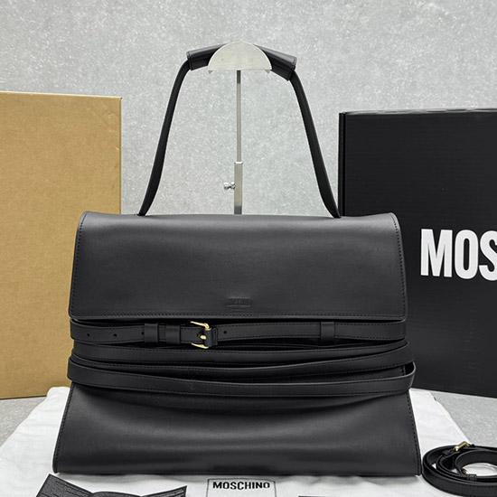 Large Moschino Tie Me bag Black M8100
