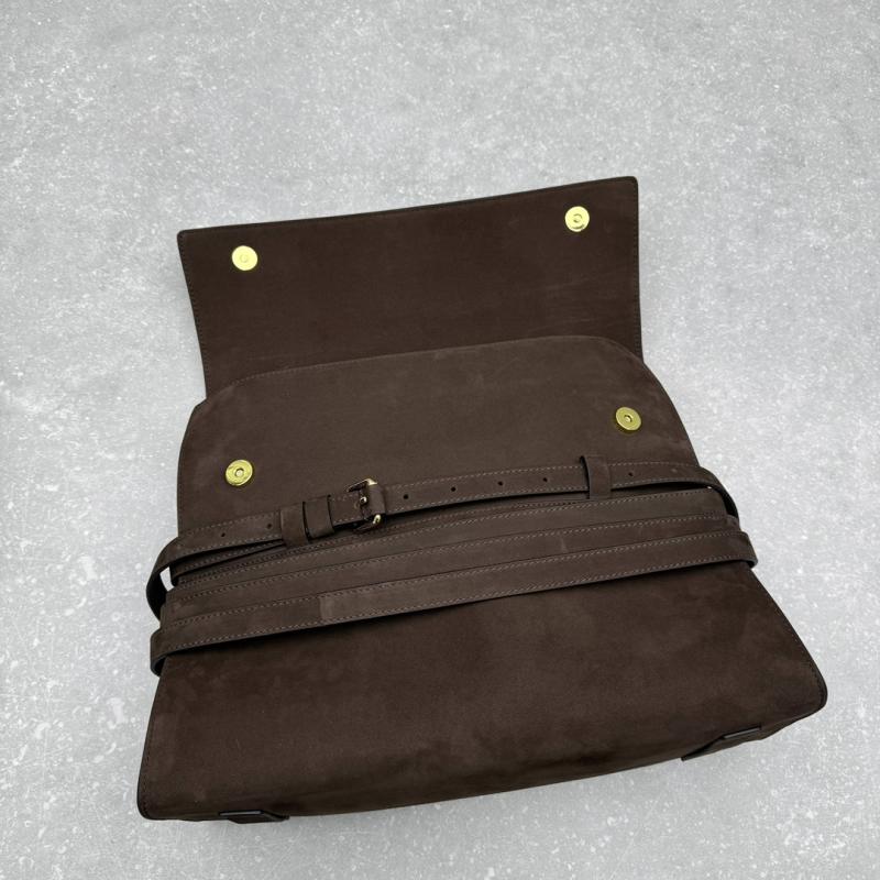 Large Moschino Tie Me bag Brown M8100