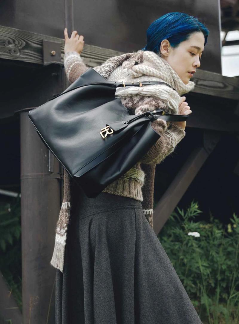 Large Ralph Lauren Collection Tote Black R7575