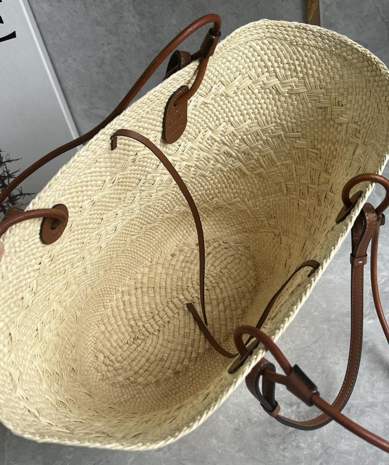 Loewe Paulas Ibiza Medium Anagram Basket Bag Brown L59035