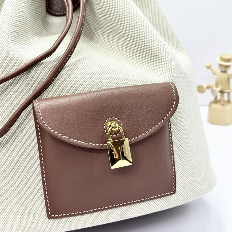 Loro Piana Canvas Extra Drawstring backpack L27 FAP1404