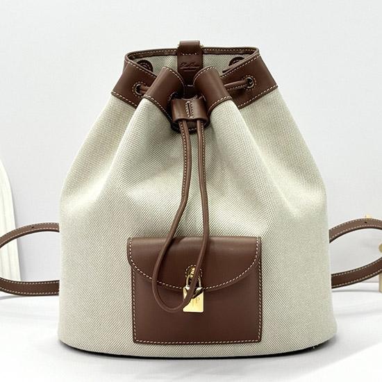 Loro Piana Canvas Extra Drawstring backpack L27 FAP1404