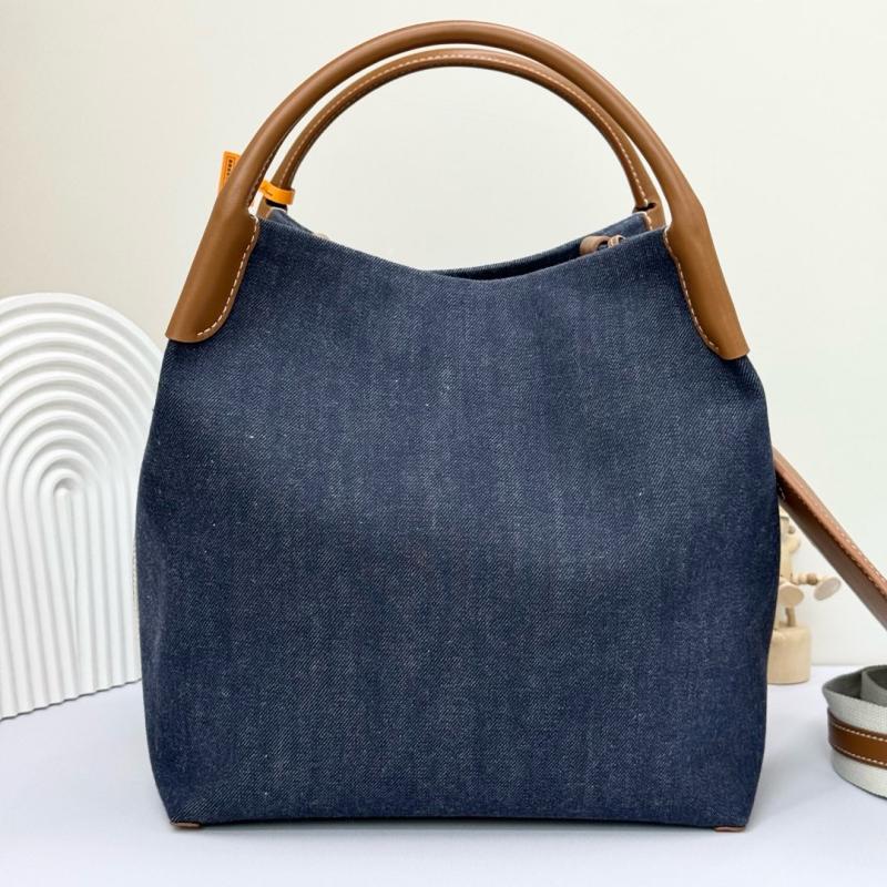 Loro Piana Denim Large Bale bag FAM9875