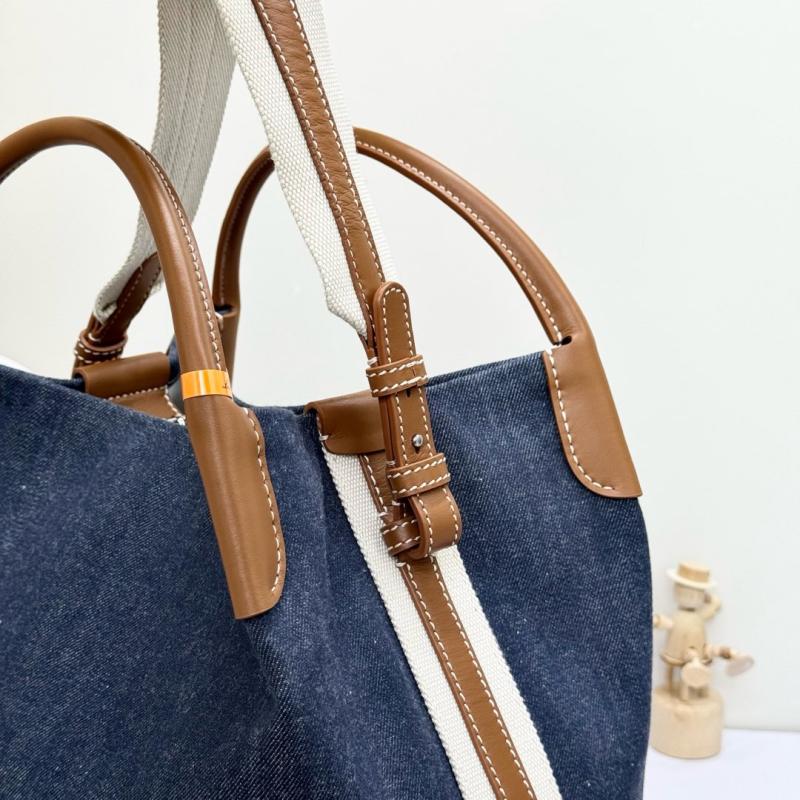 Loro Piana Denim Large Bale bag FAM9875
