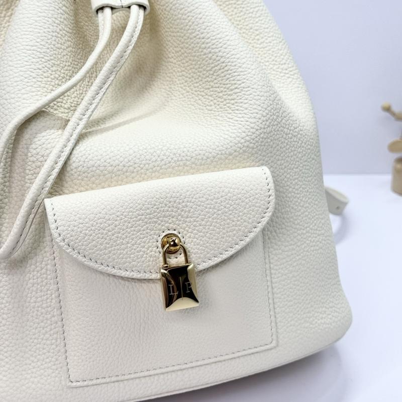 Loro Piana Extra Drawstring backpack L27 Cream FAP1404