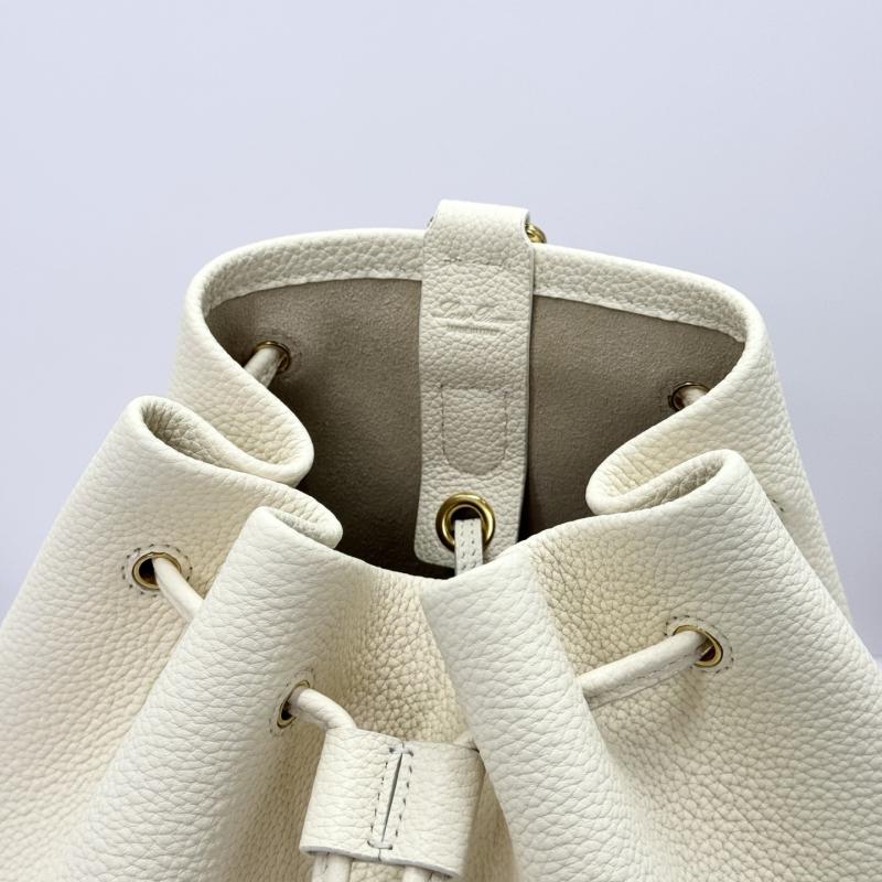 Loro Piana Extra Drawstring backpack L27 Cream FAP1404