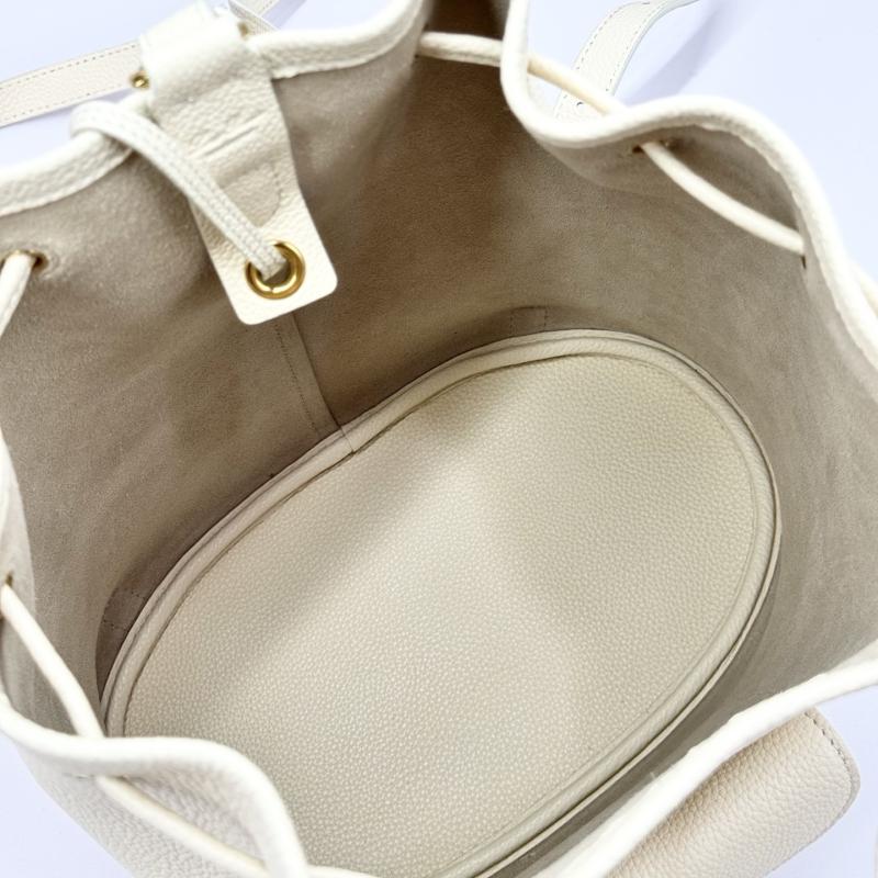 Loro Piana Extra Drawstring backpack L27 Cream FAP1404