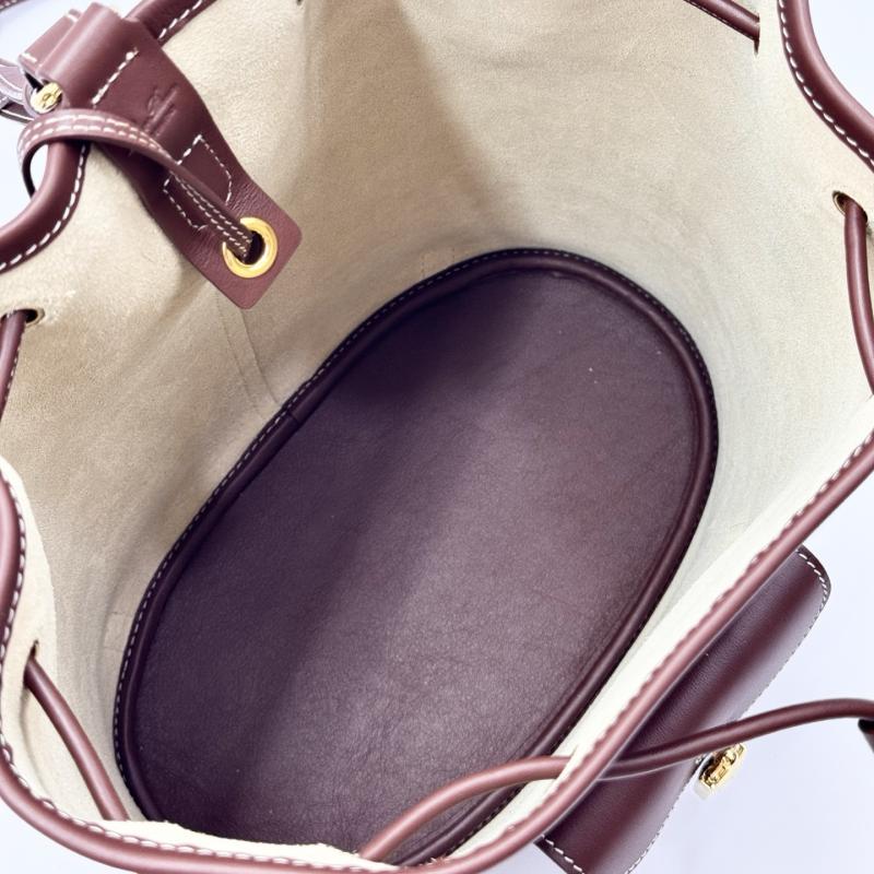 Loro Piana Extra Drawstring backpack L27 Dark Brown FAP4322