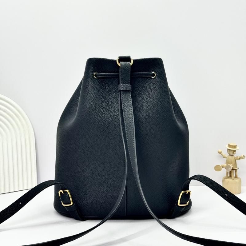 Loro Piana Extra Drawstring backpack L27 Navy FAP1404