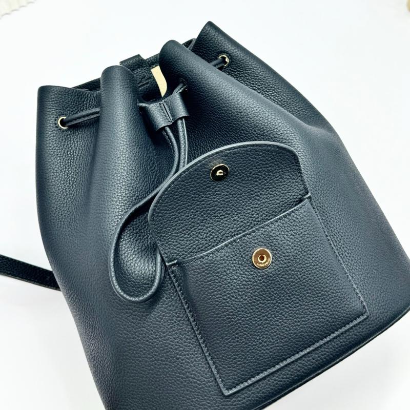 Loro Piana Extra Drawstring backpack L27 Navy FAP1404
