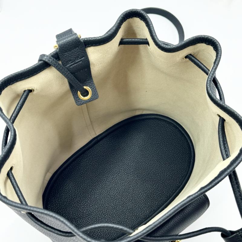 Loro Piana Extra Drawstring backpack L27 Navy FAP1404