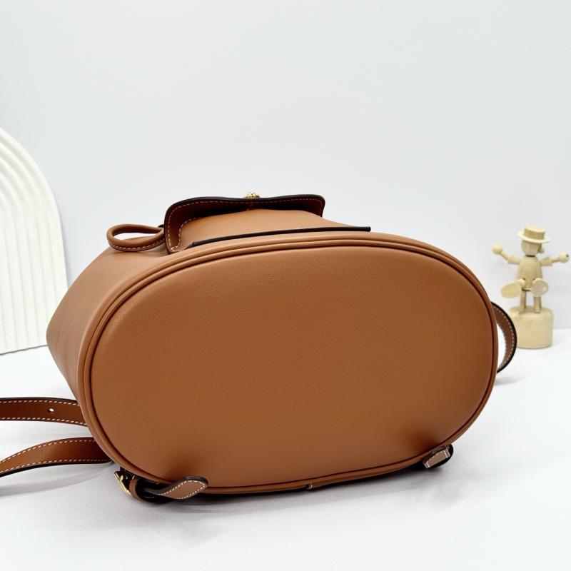 Loro Piana Extra Drawstring backpack L27 Tan FAP4322