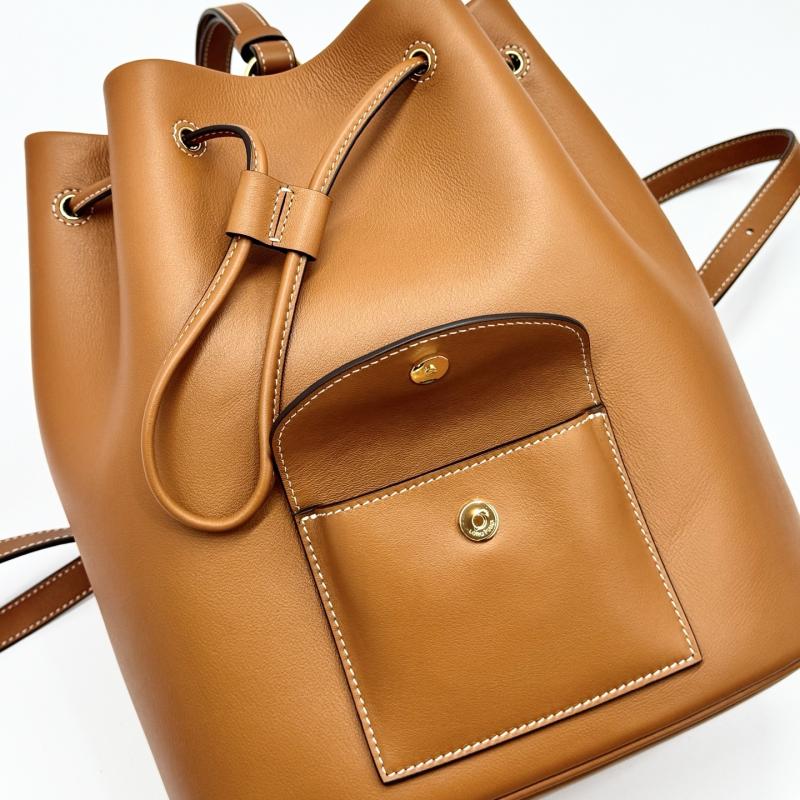Loro Piana Extra Drawstring backpack L27 Tan FAP4322