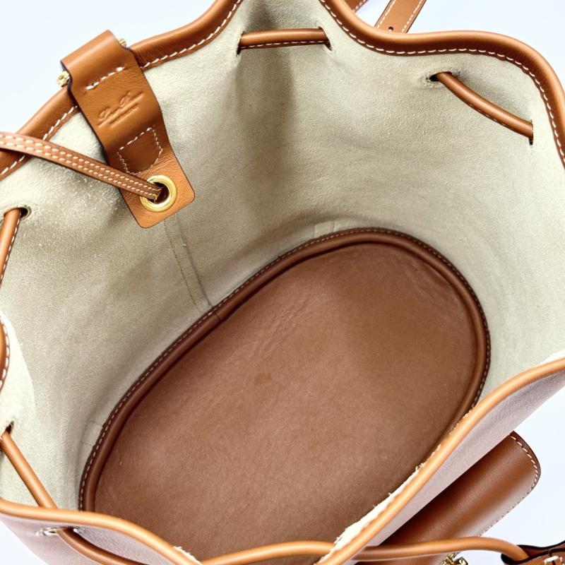 Loro Piana Extra Drawstring backpack L27 Tan FAP4322