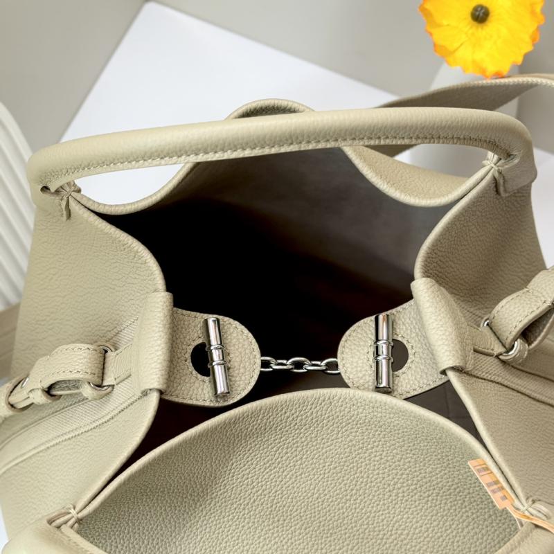 Loro Piana Large Bale bag Beige FAM9875