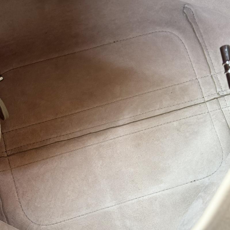 Loro Piana Large Bale bag Beige FAM9875