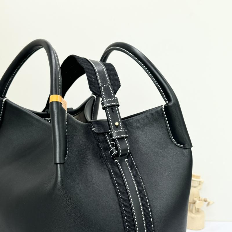 Loro Piana Large Bale bag Black FAM9875