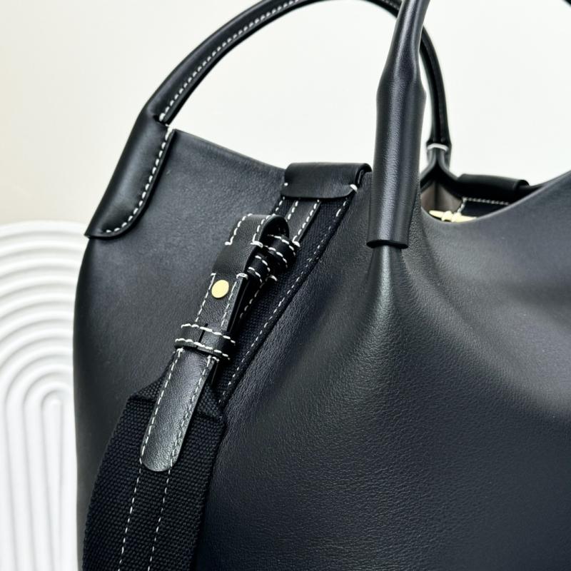 Loro Piana Large Bale bag Black FAM9875