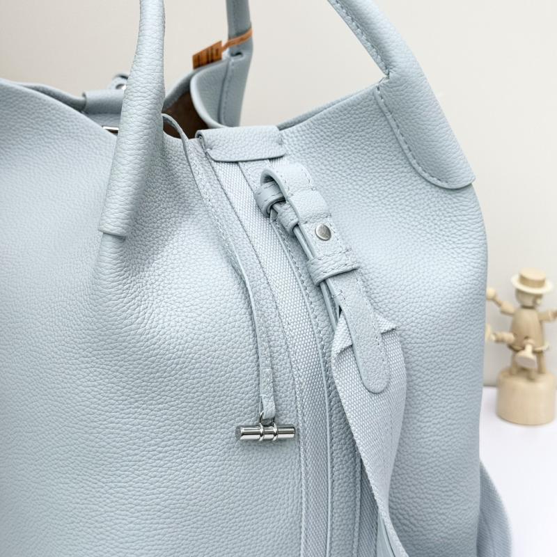 Loro Piana Large Bale bag Blue FAM9875
