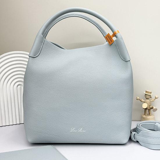 Loro Piana Large Bale bag Blue FAM9875