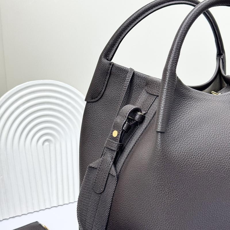 Loro Piana Large Bale bag Coffee FAM9875