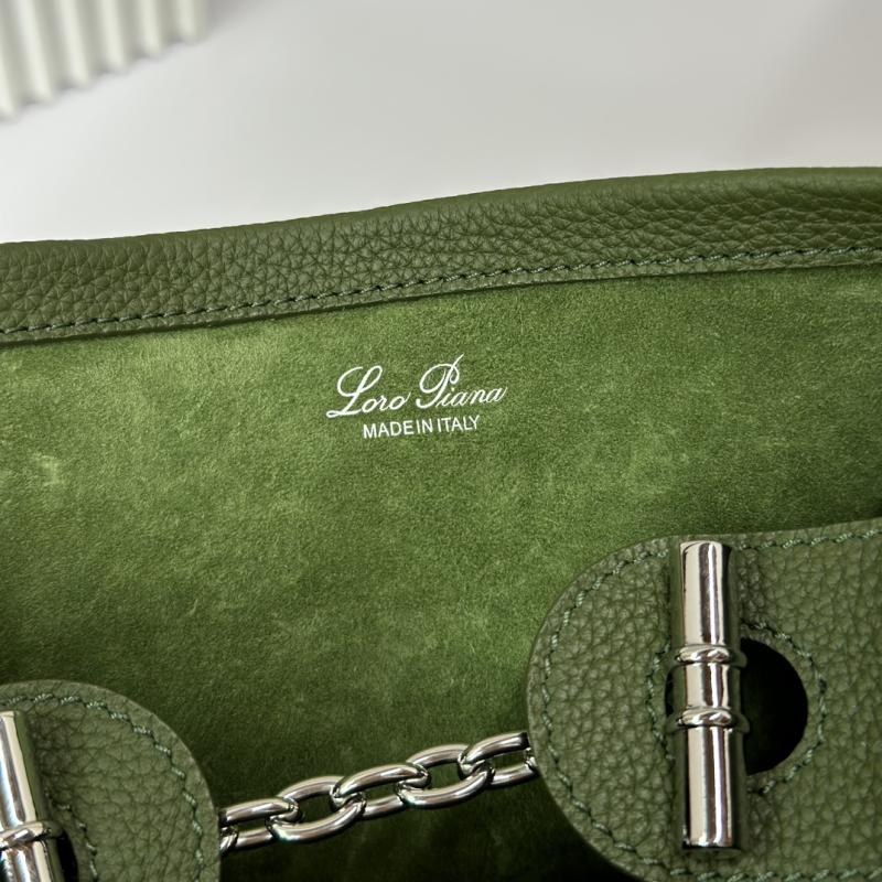 Loro Piana Large Bale bag Lichen FAM9875