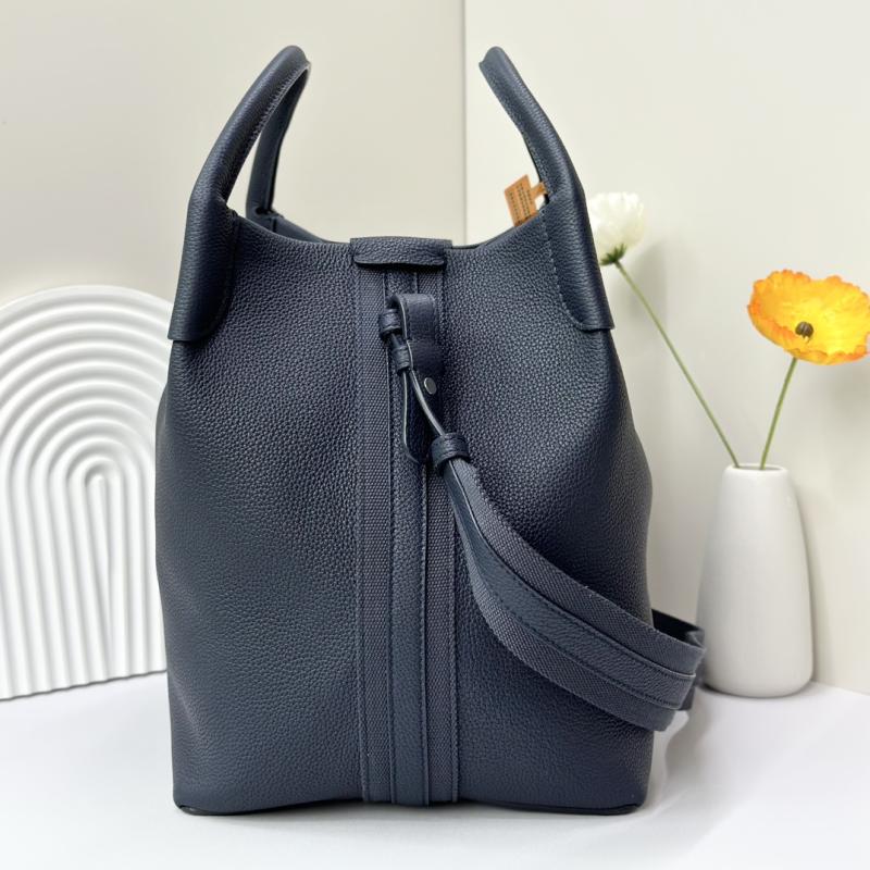 Loro Piana Large Bale bag Midnight Blue FAM9875