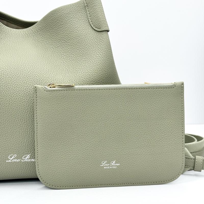 Loro Piana Large Bale bag Muted Tarragon FAM9875