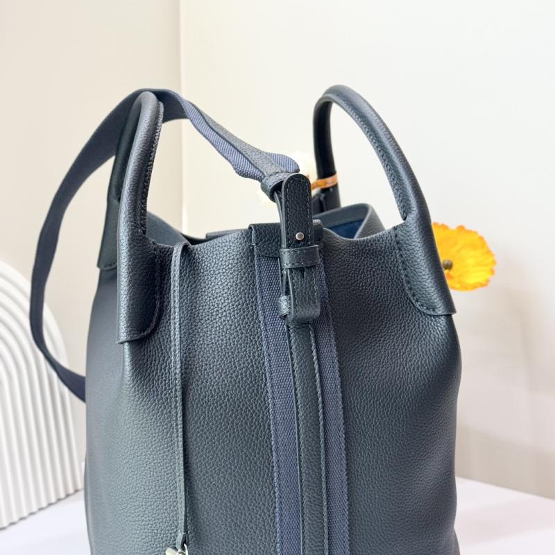 Loro Piana Large Bale bag Navy FAM9875