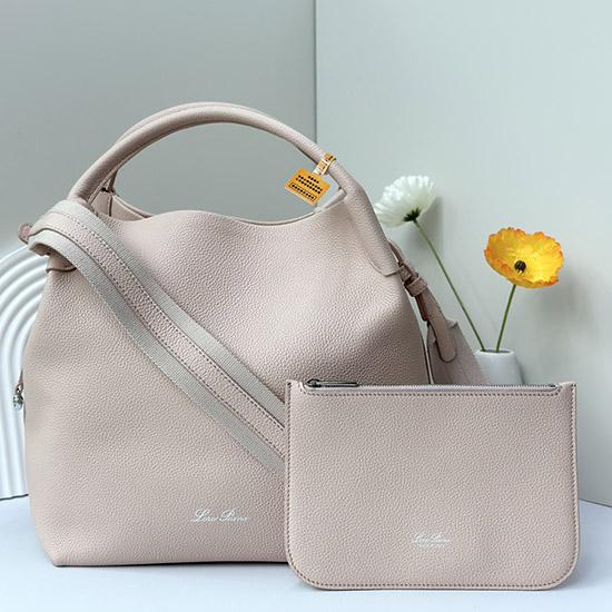 Loro Piana Large Bale bag Pink FAM9875