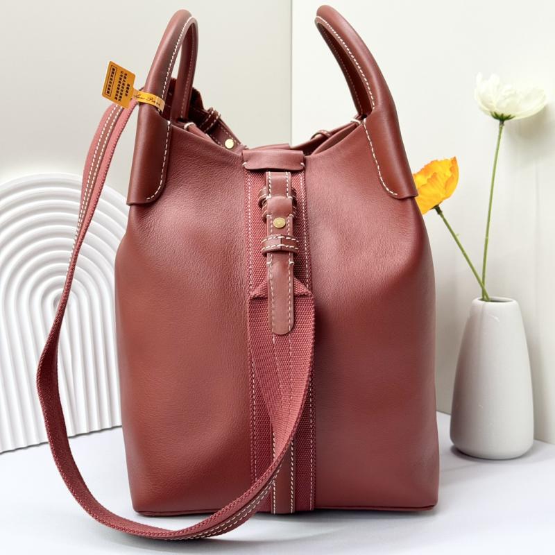 Loro Piana Large Bale bag Red FAM9875