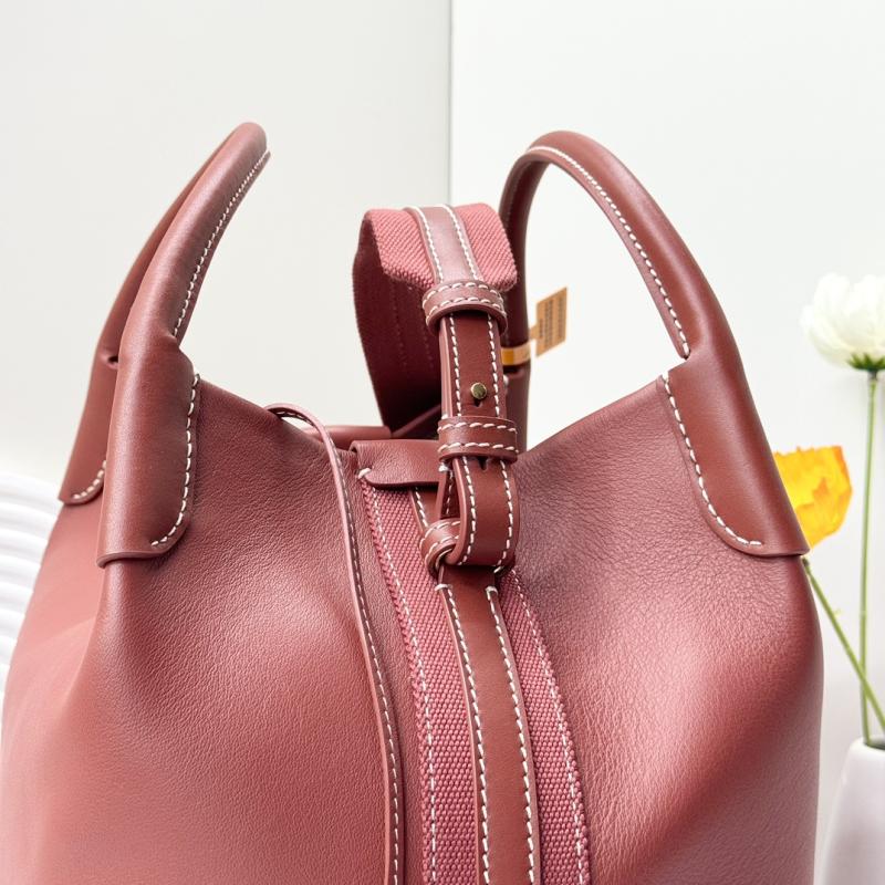 Loro Piana Large Bale bag Red FAM9875