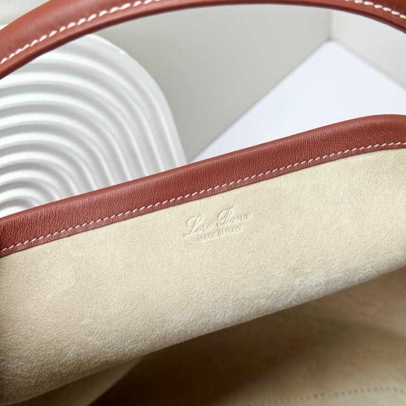 Loro Piana Large Bale bag Red FAM9875