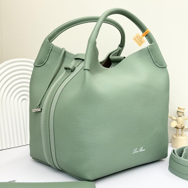 Loro Piana Large Bale bag Sage Brush Leaves FAM9875
