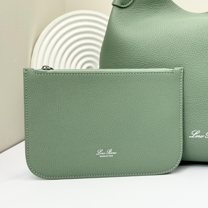 Loro Piana Large Bale bag Sage Brush Leaves FAM9875