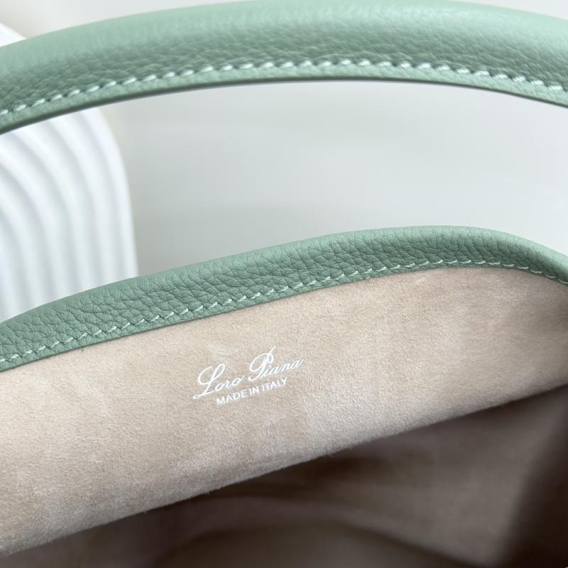 Loro Piana Large Bale bag Sage Brush Leaves FAM9875