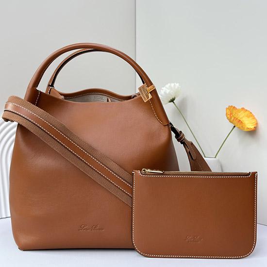 Loro Piana Large Bale bag Tan FAM9875