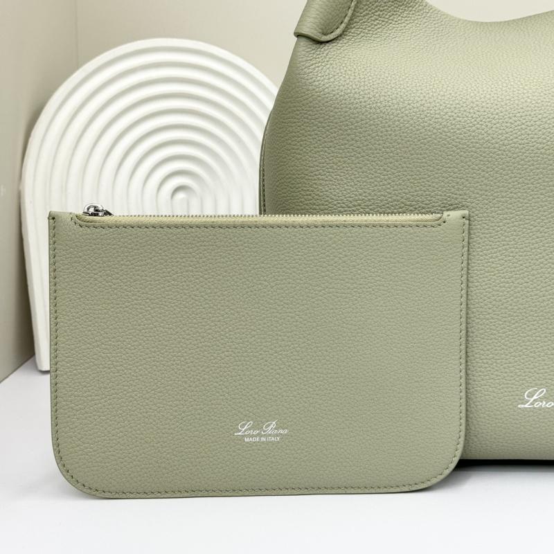 Loro Piana Large Bale bag Wasabi Green FAM9875